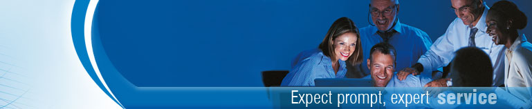 Expect prompt, expert service